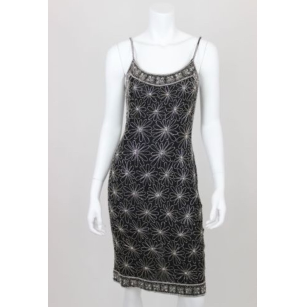 Vintage Papell Boutique Sequin Tank Dress Size 4